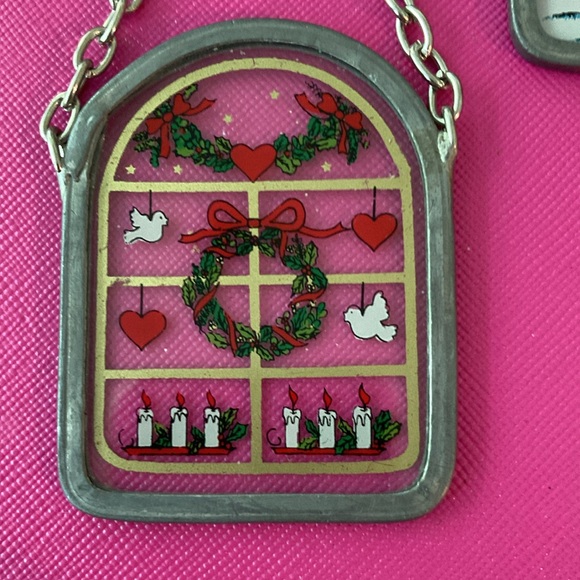 1991 ARTMK vintage stained glass ornaments - Picture 5 of 10